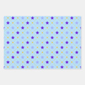 Retro Star Dot Line geometrisch patroon Inpakpapier Vel (Voorkant 3)