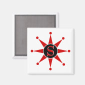 Retro Star Magneet (Voorkant / Achterkant)