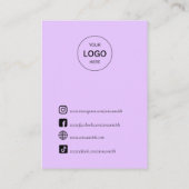 Retro Star Paars Groovy  verouderingsscherm Visitekaartje (Achterkant)