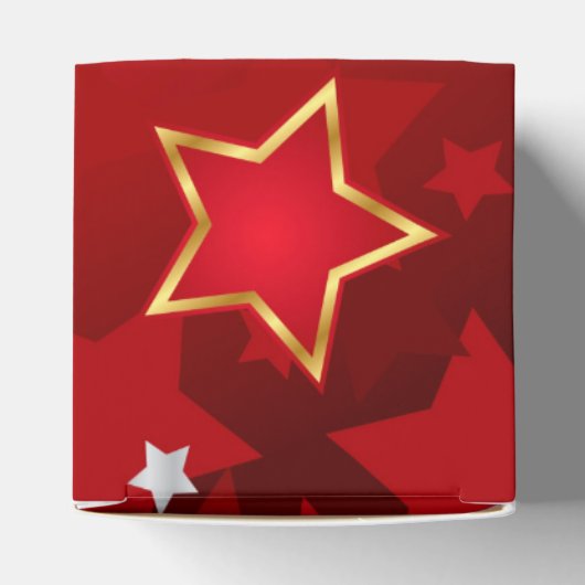 Retro Star-patroon Bedankdoosjes (Bovenkant)