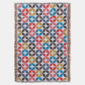 Retro  Star-patroon Deken (Voorkant Verticaal)