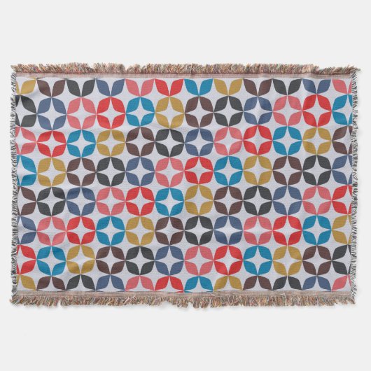 Retro  Star-patroon Deken (Voorkant)