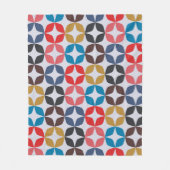 Retro  Star-patroon Fleece Deken (Voorkant)