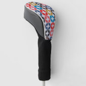 Retro  Star-patroon Golfheadcover (Schuin)