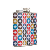 Retro  Star-patroon Heupfles (Rechts)