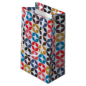 Retro  Star-patroon Klein Cadeauzakje (Achterkant Gekanteld)