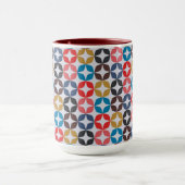 Retro  Star-patroon Mok (Midden)