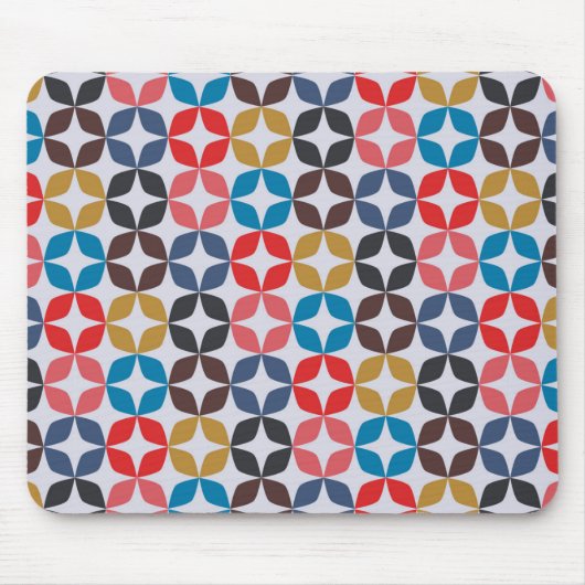 Retro Star-patroon Muismat (Voorkant)
