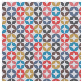 Retro  Star-patroon Stof (Close Up)