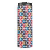 Retro  Star-patroon Thermosbeker (Achterkant)