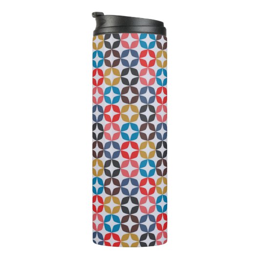 Retro  Star-patroon Thermosbeker (Geroteerd rechts)