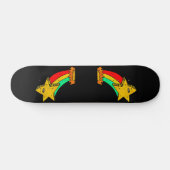 Retro Star Persoonlijk Skateboard (Horizontaal)