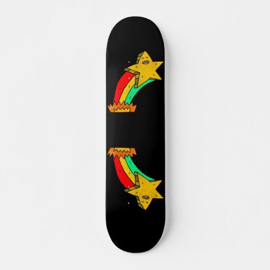 Retro Star Persoonlijk Skateboard (Voorkant)