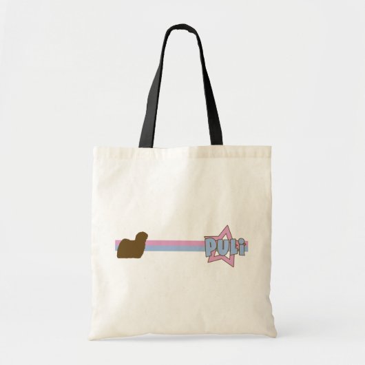 Retro Star Puli Tote Bag (Voorkant)
