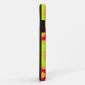Retro Star Red Oranje Lime Green Case-Mate iPhone Case (Achterkant/rechts)