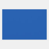 Retro Star Ronde Bloem Sinaasappel Blauw Inpakpapier Vel (Voorkant 2)