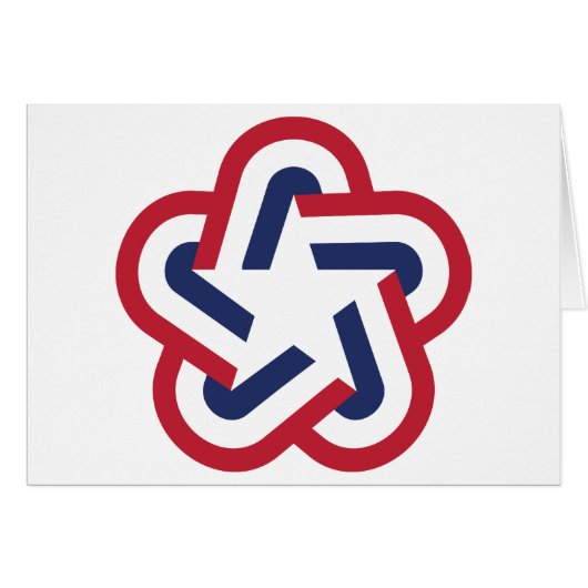 Retro Star-Wenskaart (Voorkant Horizontaal)