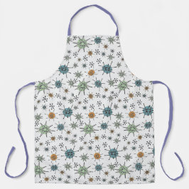 Retro Starburst All-Over Print Schort