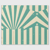 Retro Starburst Cadeaupapier (Vlak)