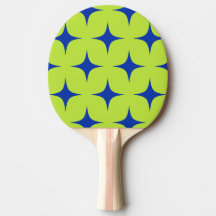 Retro Starburst Cyber Elektrisch Blauw en Acid Lim
