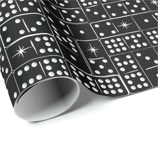 Retro Starburst Dominoes Cadeaupapier (Rol Hoek)