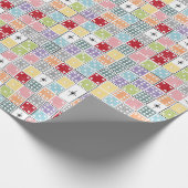 Retro Starburst Dominoes Cadeaupapier (Hoek)