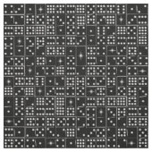 Retro Starburst Dominoes Stof (Swatch)