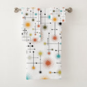 Retro Starburst een Go-Go! Bad Handdoek (Insitu)