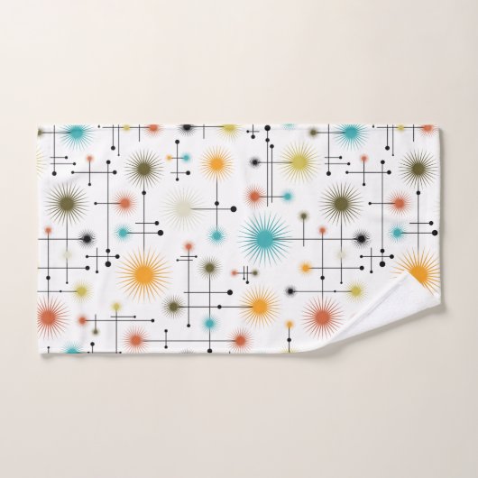 Retro Starburst een Go-Go! Bad Handdoek (Handdoek)