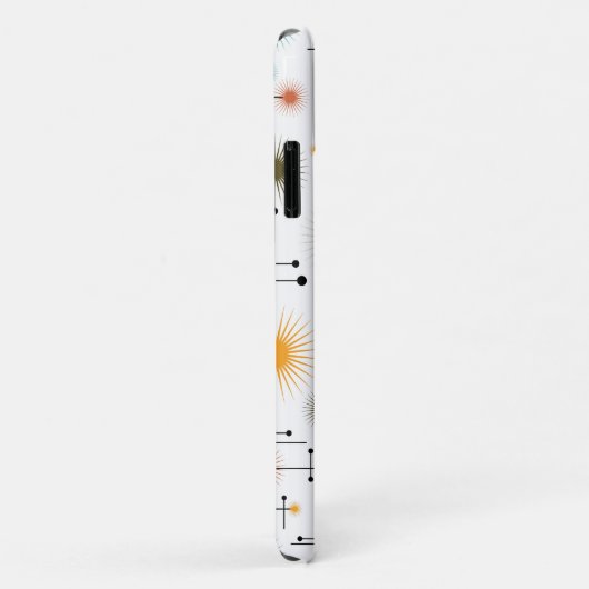 Retro Starburst een Go-Go! Case-Mate iPhone Case (Achterkant/rechts)