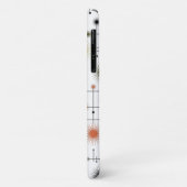 Retro Starburst een Go-Go! Case-Mate iPhone Case (Achterkant/links)