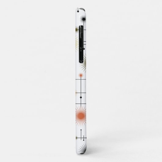 Retro Starburst een Go-Go! Case-Mate iPhone Case (Achterkant/links)