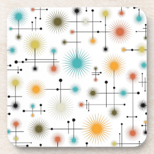 Retro Starburst een Go-Go! Drankjes Onderzetter