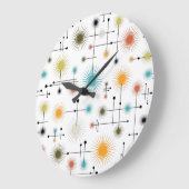 Retro Starburst een Go-Go! Grote Klok (Hoek)