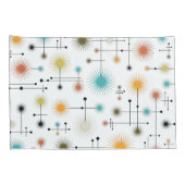 Retro Starburst een Go-Go! Kussensloop (Achterkant-Rechts)