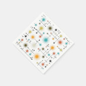 Retro Starburst een Go-Go! Servet (Hoek)