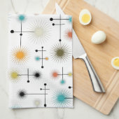 Retro Starburst een Go-Go! Theedoek (Quarter Fold)