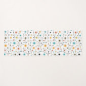 Retro Starburst een Go-Go! Yogamat (Voorkant (horizontaal))