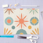 Retro Starburst en Mid Century Vormen Tissuepapier (Craft)