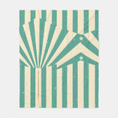 Retro Starburst Fleece Deken (Voorkant)