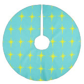 Retro Starburst kerstboomrok Kerstboom Rok (Voorkant)
