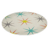 Retro Starburst Midden-Eeuws Patroon Snijplank (Hoek)