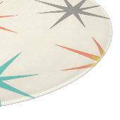 Retro Starburst Midden-Eeuws Patroon Snijplank (Hoek)