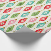 Retro Starburst Ornamenten ©studioxtine Cadeaupapier (Hoek)