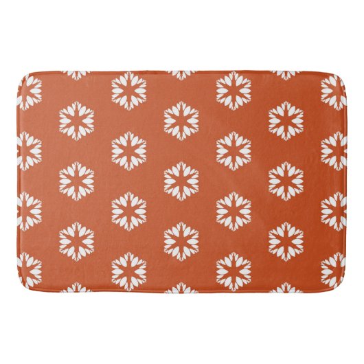 Retro Starburst Patroon Boho Decor Badmat (Voorkant)