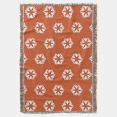 Retro Starburst Patroon Boho Decor Deken (Voorkant Verticaal)