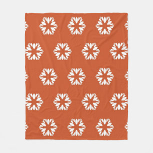 Retro Starburst Patroon Boho Decor Fleece Deken
