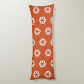 Retro Starburst Patroon Boho Decor Lichaamskussen (Achterkant (Verticaal))