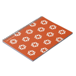 Retro Starburst Patroon Boho Decor Notitieboek