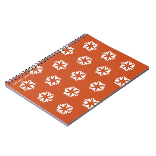 Retro Starburst Patroon Boho Decor Notitieboek (Linkerzijde)